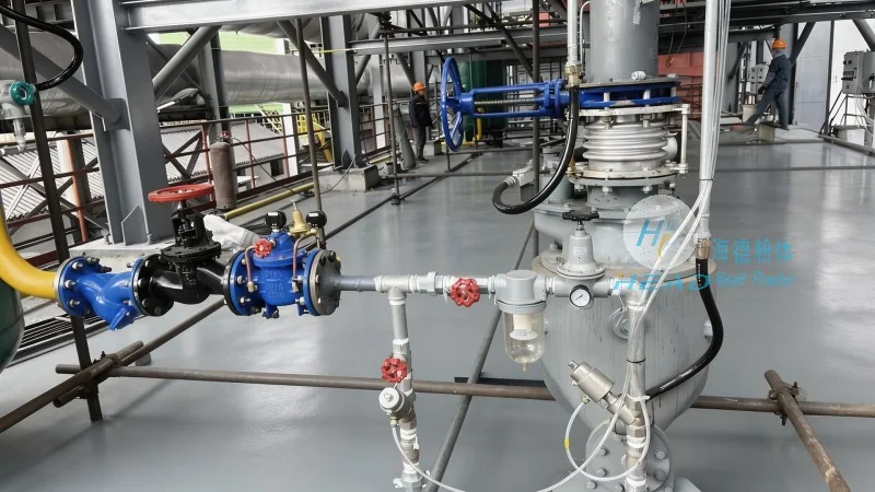 Surabaya Indonesia Serbuk Garam Anorganik Silo Fase Padat Proyek Pengangkutan